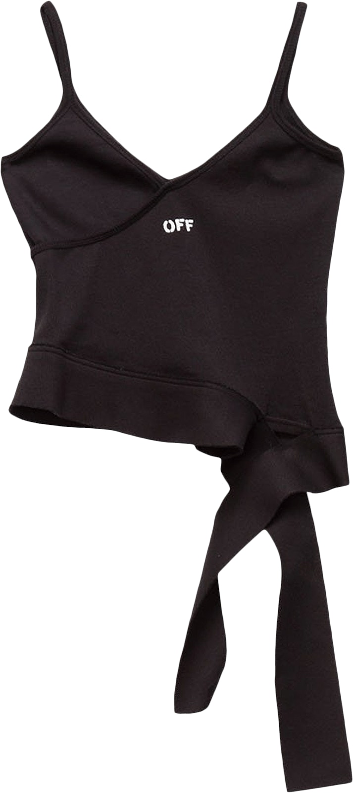 off-white-jersey-volant-top-black