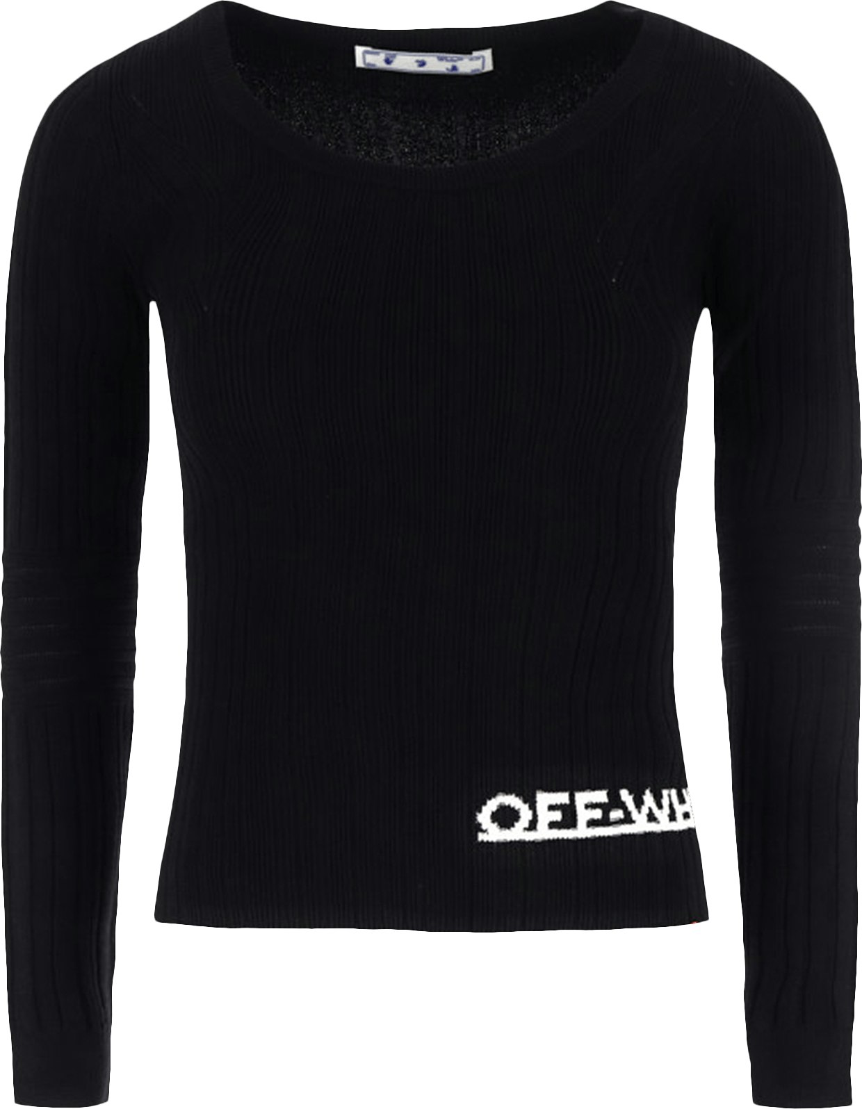 off-white-rib-logo-scoop-neck-black-white