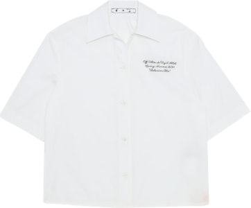 오프화이트 팝린 야구 셔츠 '화이트/블랙' OWGA071R21FAB0010110 Buy 오프화이트 팝린 야구 셔츠 '화이트/블랙' OWGA071R21FAB0010110