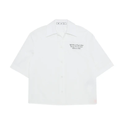 Off-White Popeline Baseball Shirt