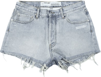 Off-White 漂白短褲 '藍色' Buy Off-White 漂白短褲 '藍色'