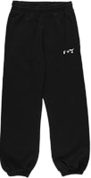 Off-White Logo Slim Sweatpant 'Black/White' Off-White Logo Slim Sweatpant 'Black/White'