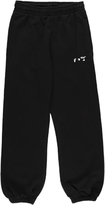 Off-White Logo Slim Sweatpant 'Black/White' Buy Off-White Logo Slim Sweatpant 'Black/White'