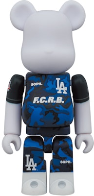 Bearbrick x F.C.R.B. x MLB 100% & 400% Set 'Los Angeles Dodgers ...