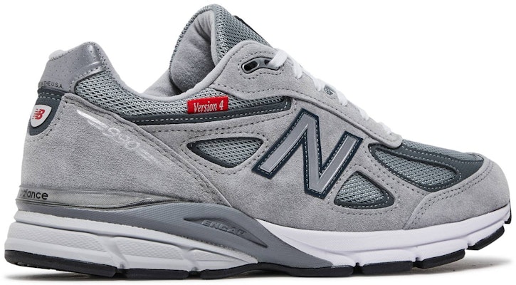 New balance 990v4 red and grey Clearance
