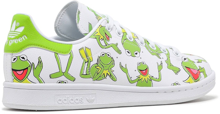 The Muppets x adidas Stan Smith 'Kermit The Frog Allover Print ...