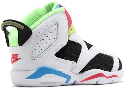 (TD) Air Jordan 6 Retro Little Flex 'Blanco Multicolor' CT4417-103 Lookbook (TD) Air Jordan 6 Retro Little Flex 'Blanco Multicolor' CT4417-103