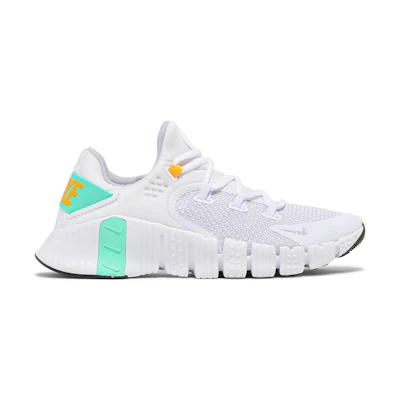 (W) Nike Free Metcon 4 'White Green Glow'