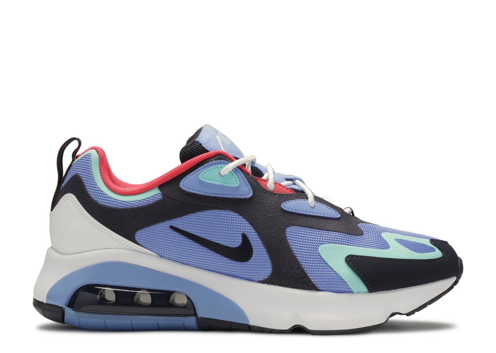 black and orange air max 200