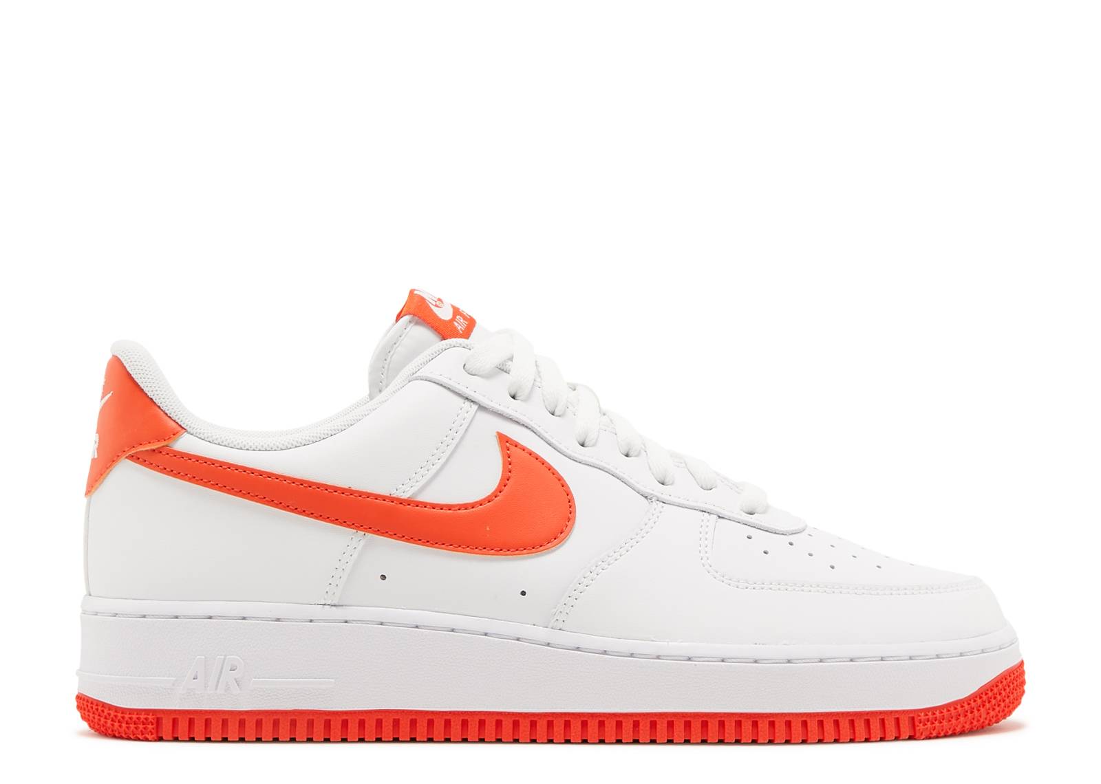 nike air force white and orange