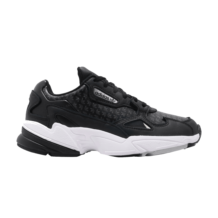 adidas falcon black white