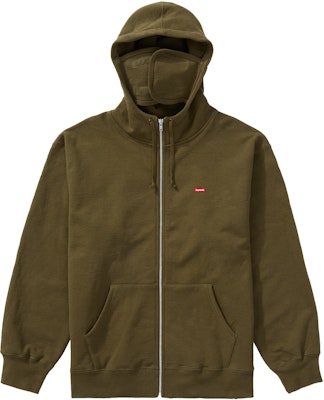 Supreme Small Box Facemask Zip Up hoodie