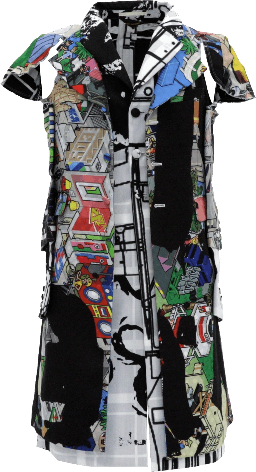comme-des-gar-ssons-digital-print-reconstructed-coat-multicolor