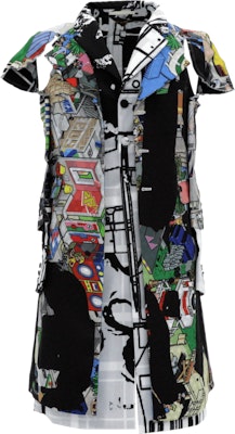 Comme des Garçons Digital Print Reconstructed Coat 'Multicolor' Buy Comme des Garçons Digital Print Reconstructed Coat 'Multicolor'