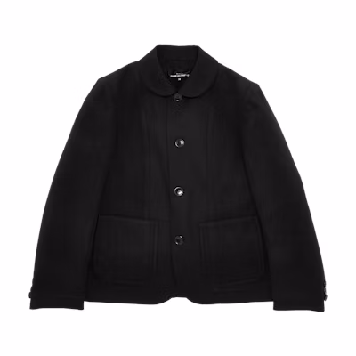 CDG Peter Pan Collar Jacket 'Black'