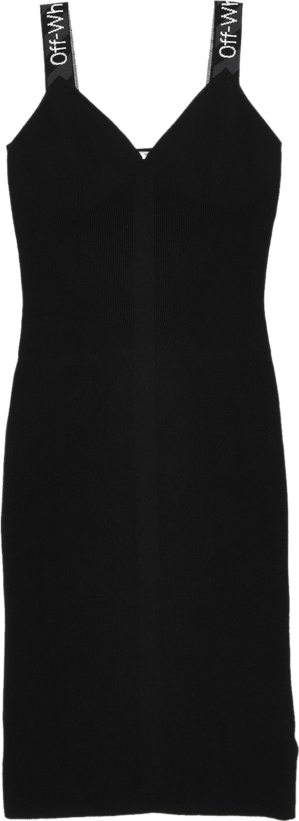 off-white-bold-sleeveless-dress-black