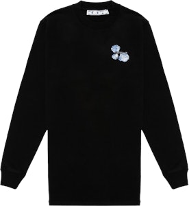 Off-White Gaun Floral Arrow Sulam 'Hitam/Biru' OWDB098F21JER0011045 Buy Off-White Gaun Floral Arrow Sulam 'Hitam/Biru' OWDB098F21JER0011045