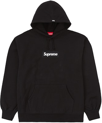 パーカーSupreme Box Logo Hooded Sweatshirt black