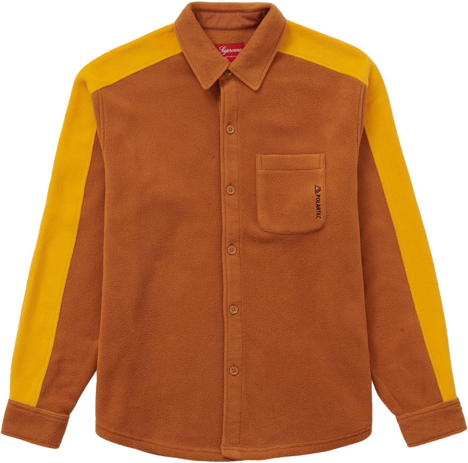 7,584円Sサイズ Supreme Polartec Shirt Rust ポーラーテック