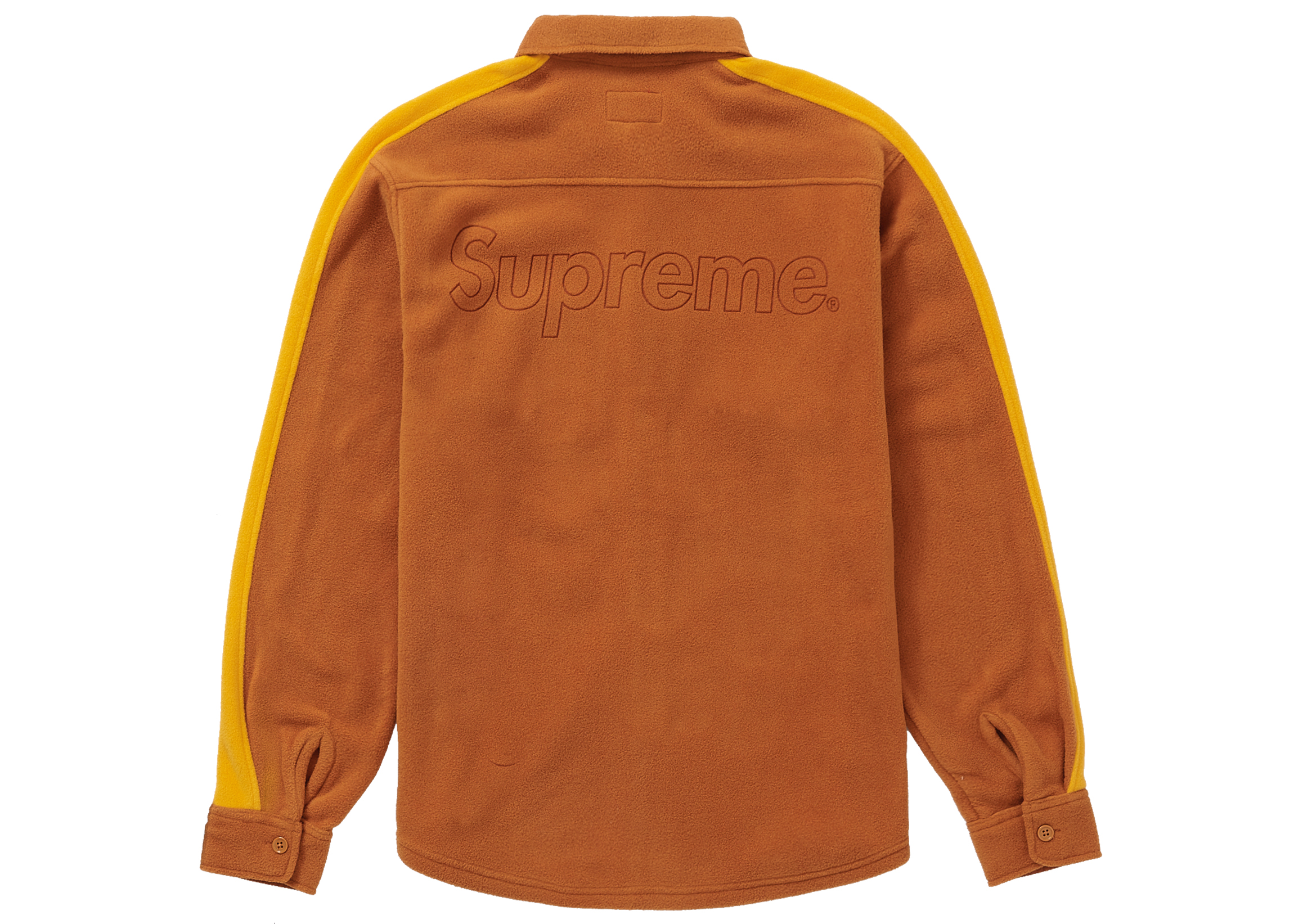 Buy Supreme Polartec Shirt Rust - Novelship