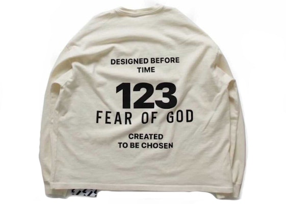 Fear of God x RRR 123 The Witness L/S T‑shirt White - Novelship