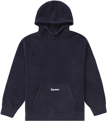 Supreme Polartec Hooded Sweatshirt (FW21) Navy - Novelship