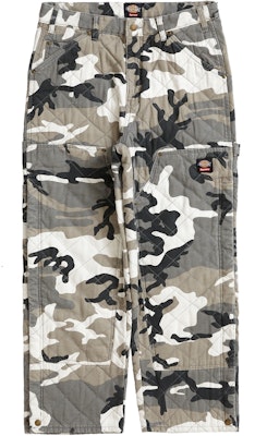 Supreme x Dickies Quilted Double Knee Painter Pant Grey Camo