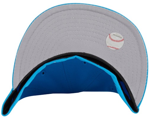 New Era Miami Marlins City Connect Patch Alternate Hat Club Exclusive  59Fifty Fitted Hat Neon Blue - FW21 Men's - US