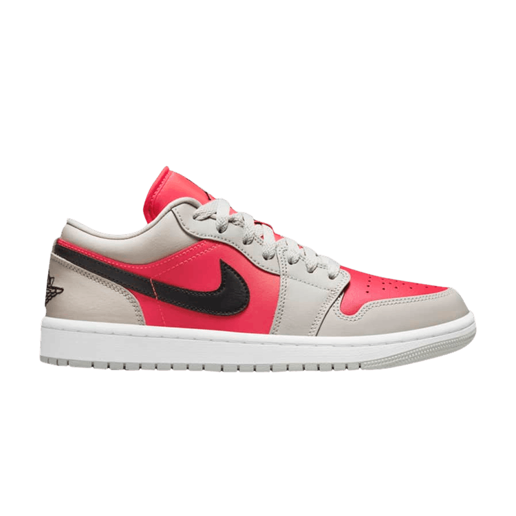 (Women) Air Jordan 1 Low ‘Light Iron Ore Siren Red’ DC0774-060