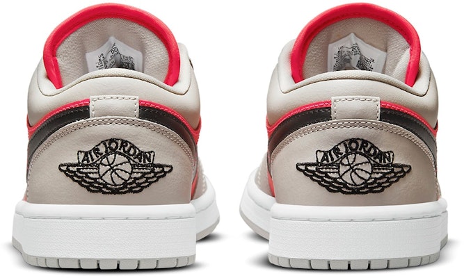 (W) 에어 조던 1 로우 '라이트 아이언 오레 시렌 레드' DC0774-060 Shop (W) 에어 조던 1 로우 '라이트 아이언 오레 시렌 레드' DC0774-060