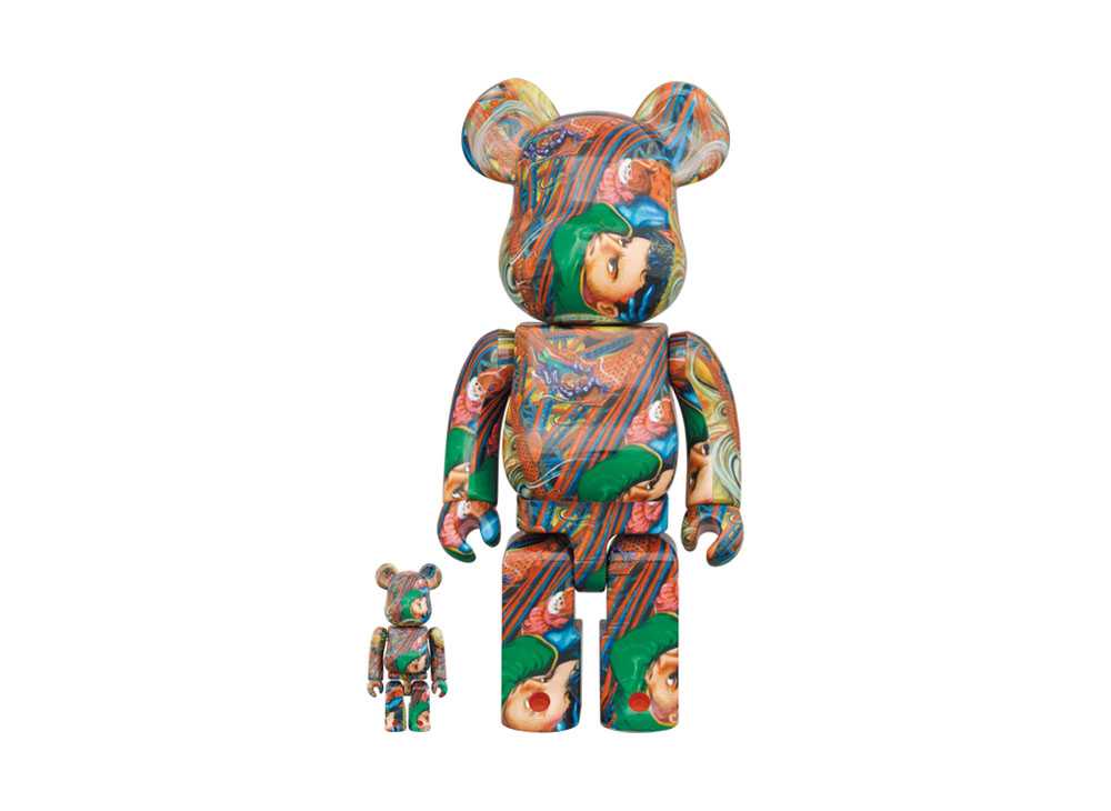 Buy Bearbrick x Umezu Kazuodaibiju Daibijutsuten Original 100% & 400%