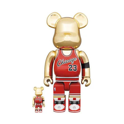 Bearbrick Michael Jordan '1985 ROOKIE JERSEY' 100% & 400%