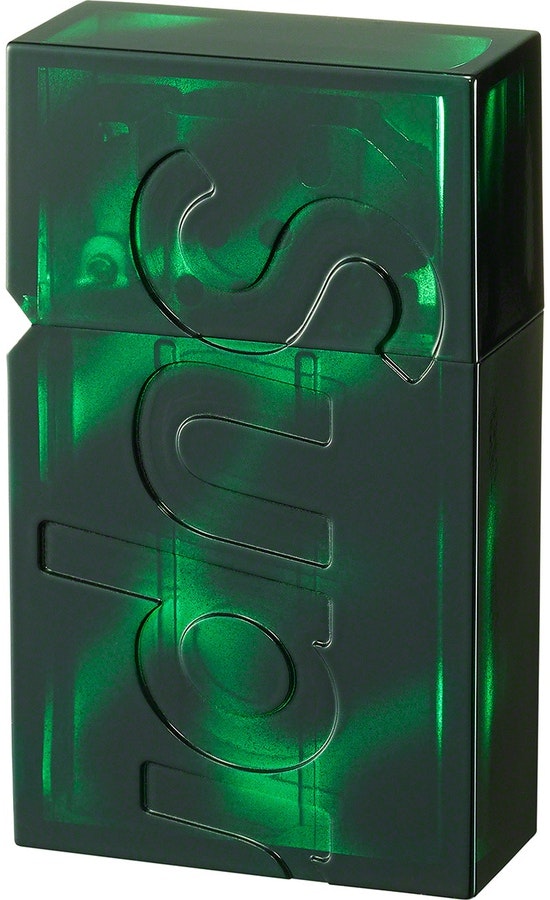 supreme-tsubota-pearl-hard-edge-lighter-fw-21-green