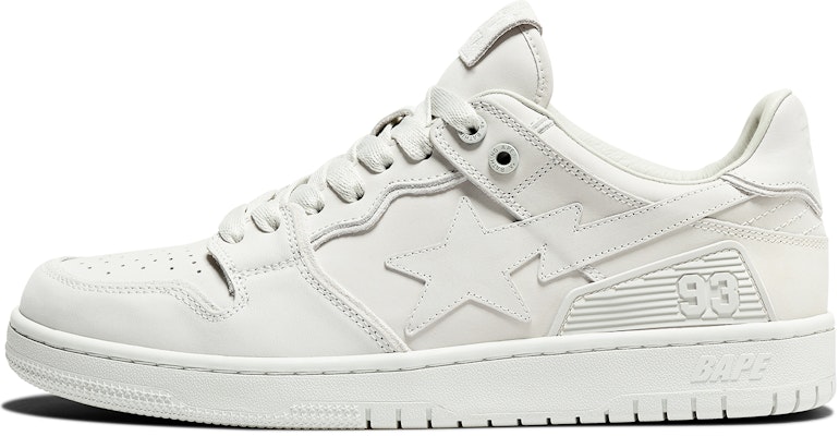 A Bathing Ape SK8 STA 'Triple White' Lookbook A Bathing Ape SK8 STA 'Triple White'