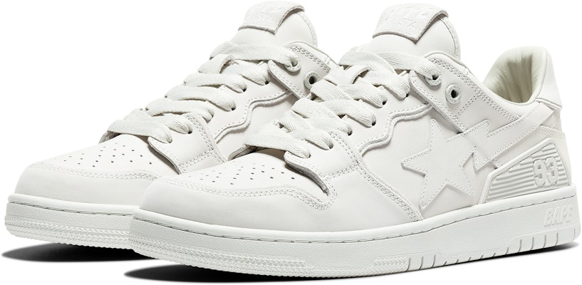 A Bathing Ape SK8 STA 'Triple White' Details for A Bathing Ape SK8 STA 'Triple White'