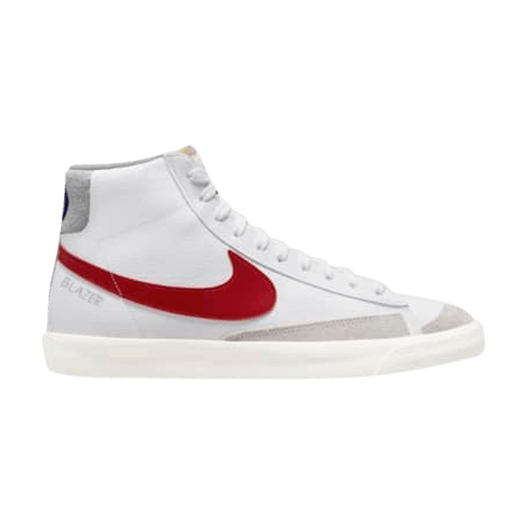 nike blazer mid 77 white red