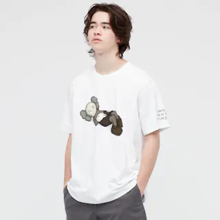 KAWS x Uniqlo Tokyo First Tee (Japanese Sizing) White