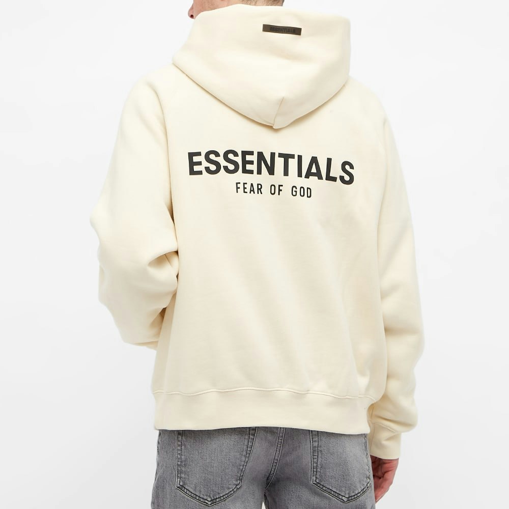 Fear of God ESSENTIALS Pull-Over Hoodie (SS21) Cream/Buttercream ...