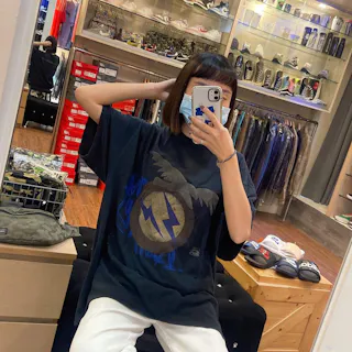 Travis Scott x Fragment Create T-shirt Washed Black Travis Scott x Fragment Create T-shirt Washed Black