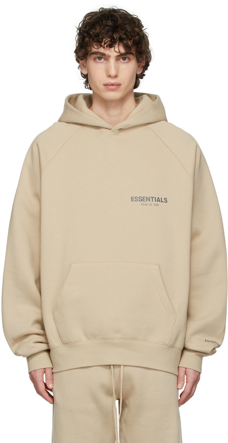 Buy Fear of God ESSENTIALS SSENSE Exclusive Pullover Hoodie Linen