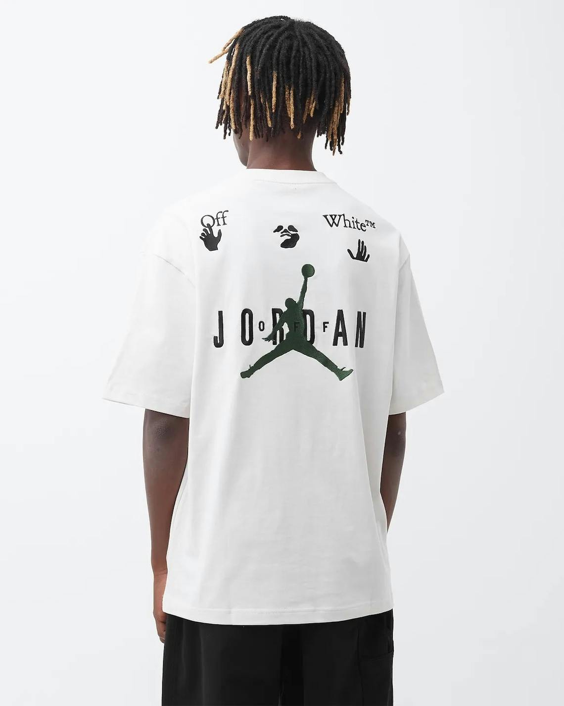 Off‑White x Air Jordan T‑shirt Sail - DM0061-054 - Novelship