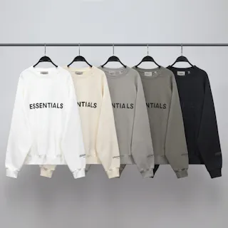 Fear of God ESSENTIALS 3D Silicon Applique Crewneck String/Tan