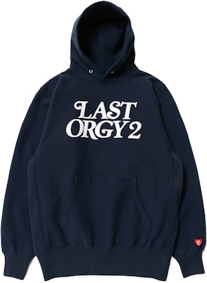 Human Made x Undercover Last Orgy 2 GDC Pizza Hoodie 'Navy ...