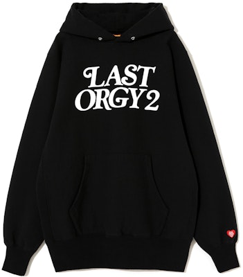 Human Made x Undercover Last Orgy 2 GDC Pizza Hoodie 'Black