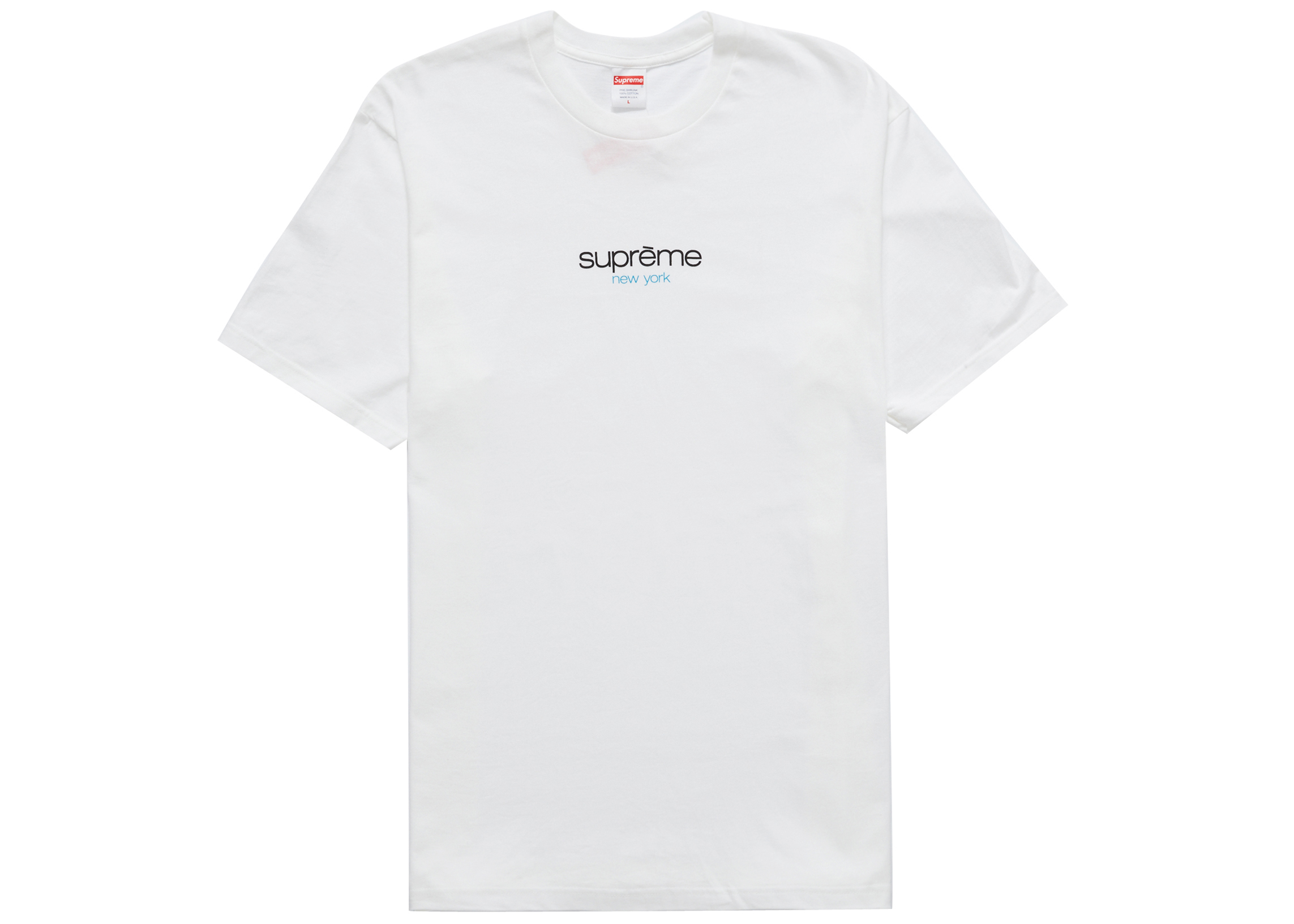 Supreme Classic Logo Tee 'White' - Novelship