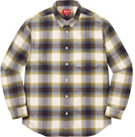 Supreme Brushed Plaid Flannel Shirt 'Natural' Supreme Brushed Plaid Flannel Shirt 'Natural'