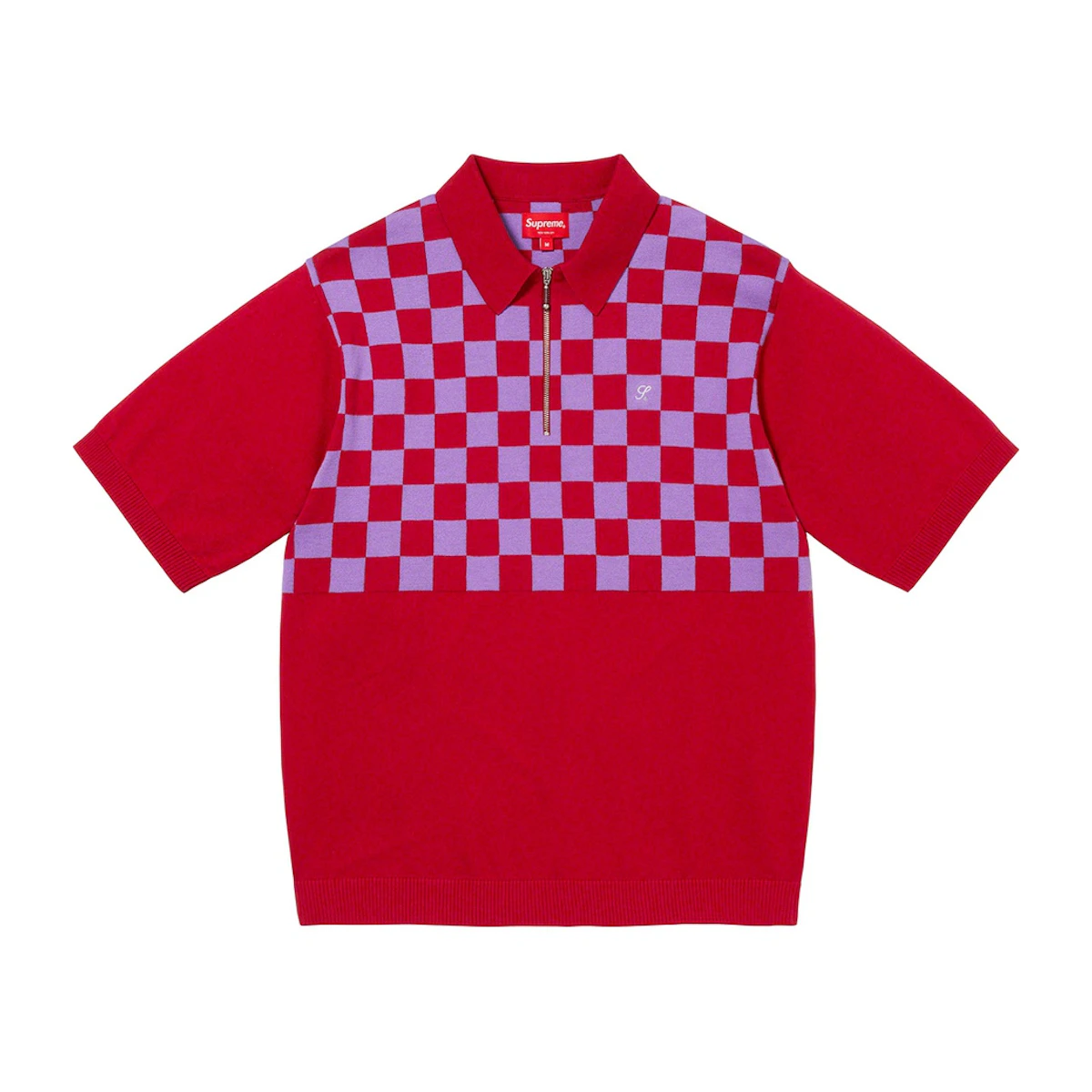 Buy Supreme Checkerboard Zip Polo 'Red' - Novelship Buy Supreme Checkerboard Zip Polo 'Red' - Novelship