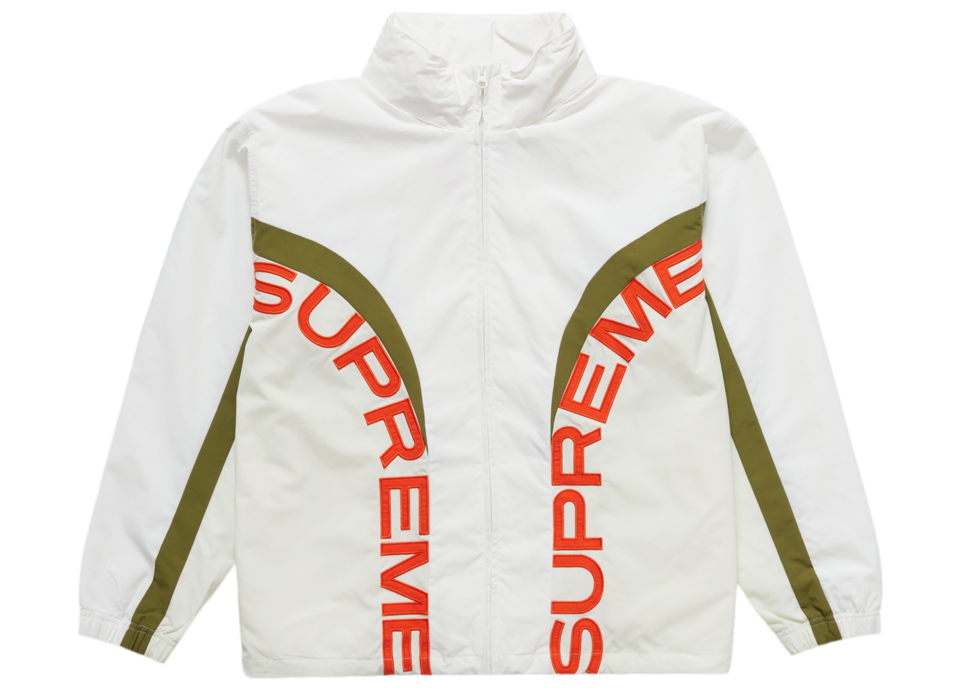 Supreme Curve Track Jacket White 구매하기 - 노블쉽