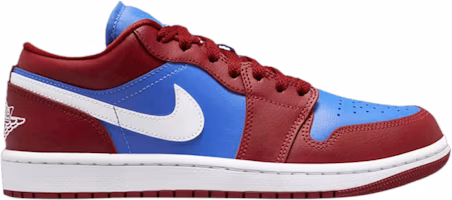 (Women) Air Jordan 1 Low 'Deep Red Blue' DC0774-604 (Women) Air Jordan 1 Low 'Deep Red Blue' DC0774-604