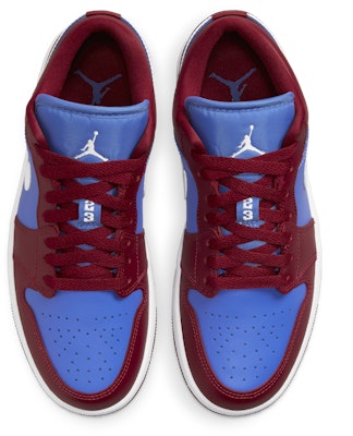 (W) Air Jordan 1 Low 'Merah Gelap Biru' DC0774-604 Lookbook (W) Air Jordan 1 Low 'Merah Gelap Biru' DC0774-604